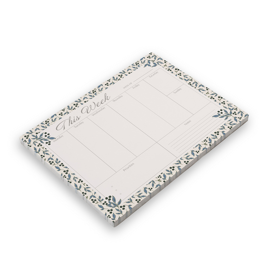 Weekly Desk Pad | Willow Sprig